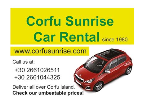 corfu sunrise car rental reviews.